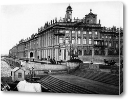    Вид на Дворцовую набережную и Зимний дворец 1902