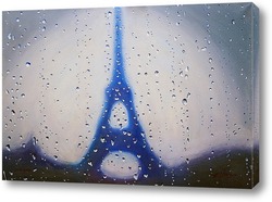   Картина Paris. La pluie. Париж. Дождь.