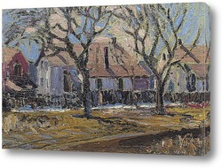    Городская улица, зима, 1913