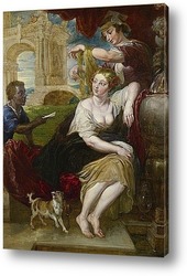   Картина Вирсавия у фонтана