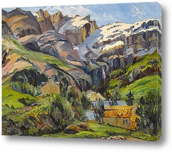   Картина В горах