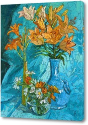  Картина Натюрморт с лилиями
