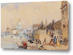   Картина Санта-Мария-делла-Салюте от Св. Маркс, Венеция