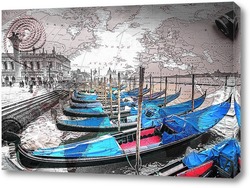   Постер Венецианский канал 