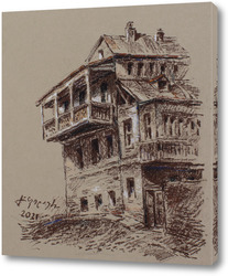   Картина Старый дом
