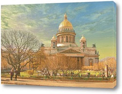   Постер Санкт-Петербург, Исакиевский собор.