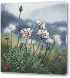  Акварель "Рогоз"