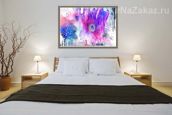 Модульная картина Многоцветные маки