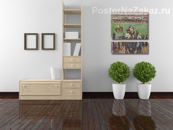 Модульная картина Скачки