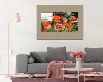 Модульная картина маки