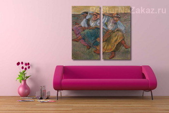 Модульная картина Танцоры России, 1899