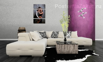 Модульная картина Страсть и танец