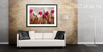 Модульная картина Яркие тюльпаны