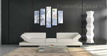 Модульная картина Сноубордист