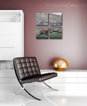 Модульная картина Скачки