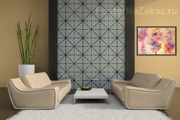 Модульная картина Роскошные цветы