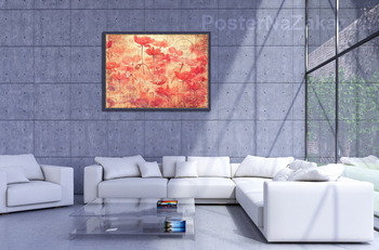 Модульная картина Поле маков