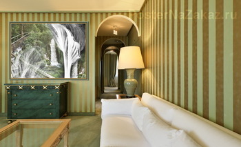 Модульная картина Водопад абстракция