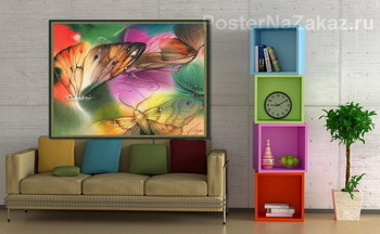 Модульная картина бабочки
