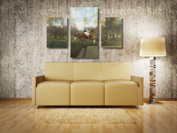 Модульная картина Скачки