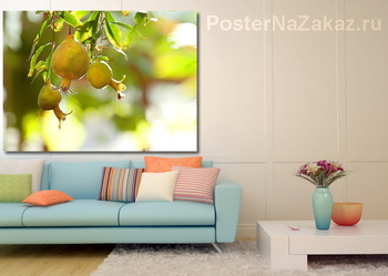 Модульная картина гранаты