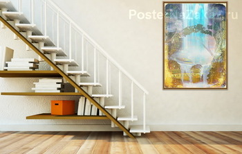 Модульная картина Сказочный водопад