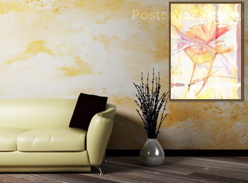 Модульная картина Маки на холсте