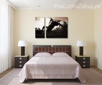 Модульная картина 097082-sepia