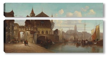  Картина художника 19-20 веков, пейзаж