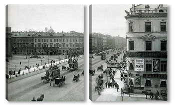  Показательные учения пожарных частей на Марсовом поле 1900