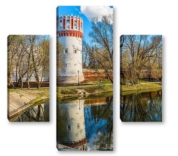 Модульная картина Башня Новодевичьего монастыря