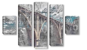 Модульная картина Мост Сан-Жорди