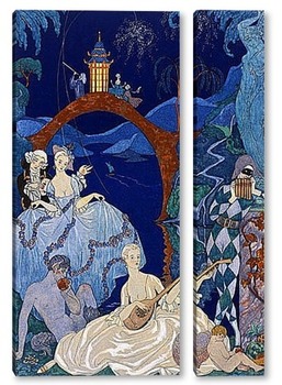 Модульная картина Georges Barbier