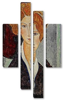 Модульная картина Портрет женщины, 1917-18