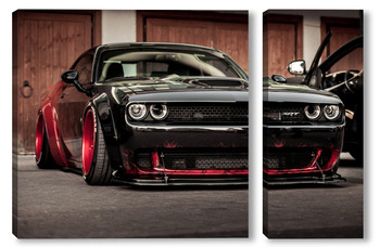 Модульная картина Dodge Challenger SRT