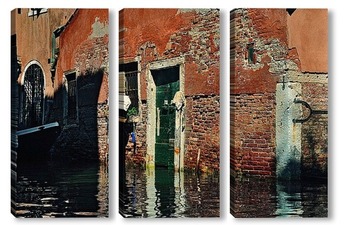 Модульная картина Улочки. Венеции.