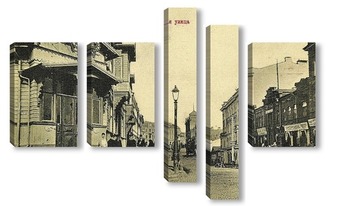 Модульная картина Сергиевская улица 1902  –  1906 ,  Россия,  Псковская область,  Псков