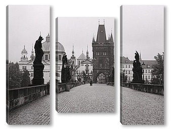 Модульная картина Карлов Мост в Чехии.
