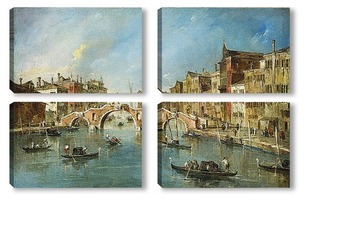 Модульная картина Вид на Каннареджио канал, Венеция