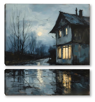 Модульная картина Дом в Арли