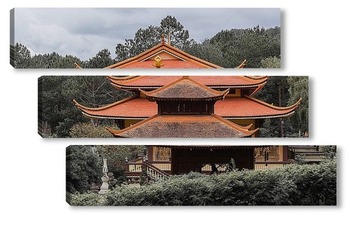 Модульная картина Пагода
