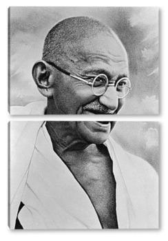 Модульная картина Ганди