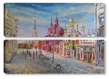 Модульная картина Казанский собор и Никольская башня