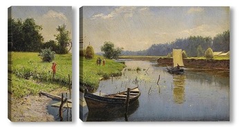 Модульная картина Летний пейзаж