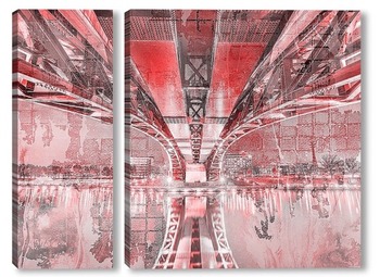 Модульная картина мост Тояма
