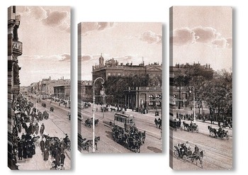 Модульная картина Невский проспект 1908  –  1910