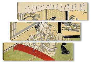  Преданность (Голень), изображенная как Murasaki Shikibu, от ряда