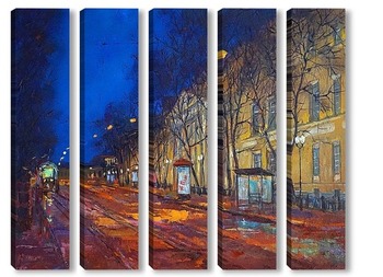 Модульная картина Александр Панюков "Покровский бульвар"