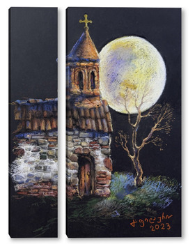  Луна и храм