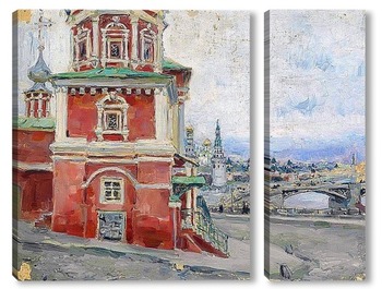 Модульная картина Церковь в Москве
